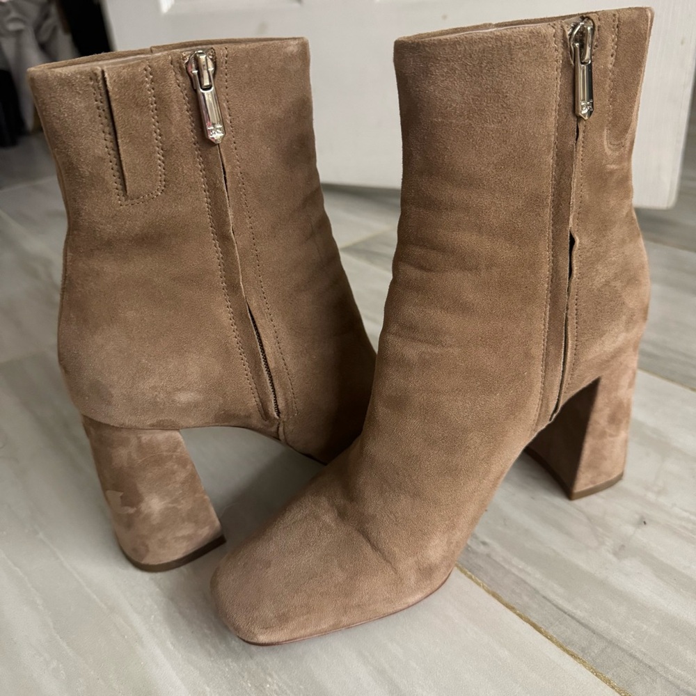 SAM EDELMAN TAN BOOTIES